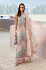 MARIA.B -Summer 3PC Lawn ChickenKari Embroidered Suit-D1000