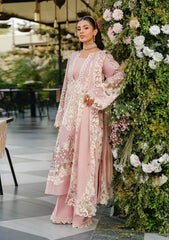 3 Piece - Unstitched Fully Embroidered Lawn Fabric DL-5003