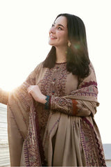 Dhanak 3-Piece Embroidered Dress FLO-185