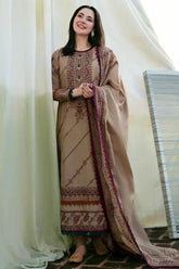 Dhanak 3-Piece Embroidered Dress FLO-185