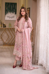 Aneela's Luxury Unstitched Lawn Suit DL-5001