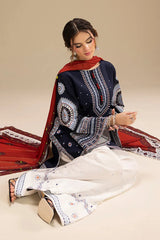 Sapphire Embroidered lawn Three Piece DL- 001