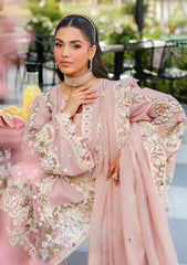 3 Piece - Unstitched Fully Embroidered Lawn Fabric DL-5003