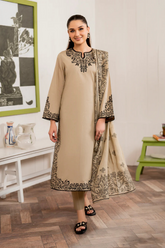 Dhanak 3-Piece Embroidered Dress D-GD 51