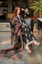 Dhanak 3-Piece Embroidered Dress AS-177