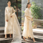 Chikenkari Qalamkar Embroidered Lawn 3-Piece D-571