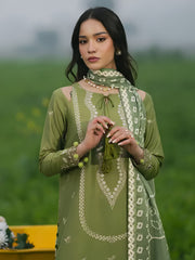 IZEL Summer 3PC Lawn Embroidered Suit - IZ288