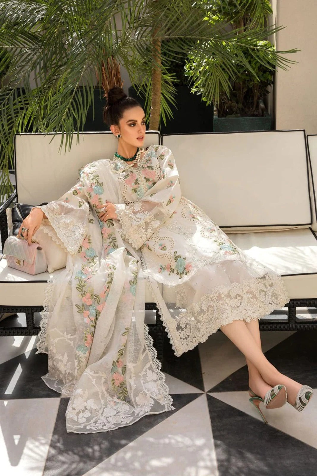 DL- Lawn Dress K-1005