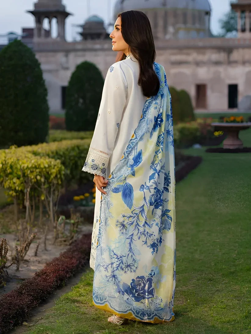 Dilkash Libas Embroidered Lawn 3 Piece DL-1030