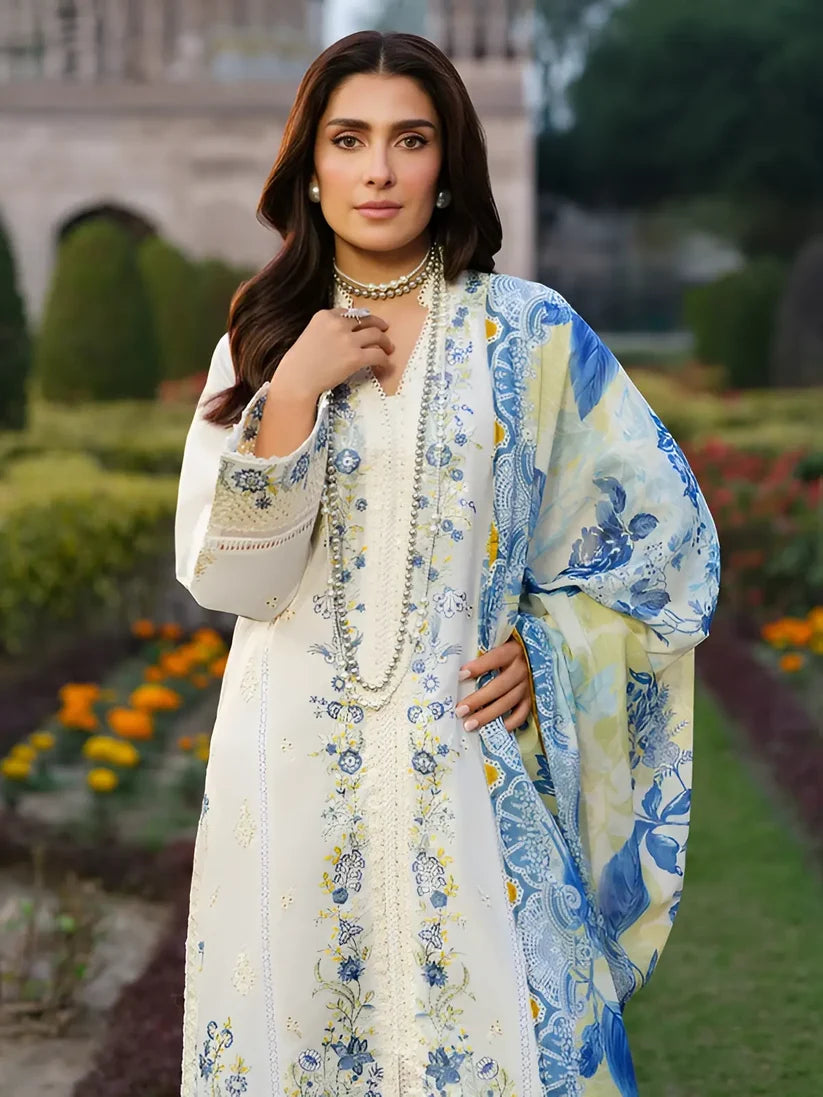 Dilkash Libas Embroidered Lawn 3 Piece DL-1030