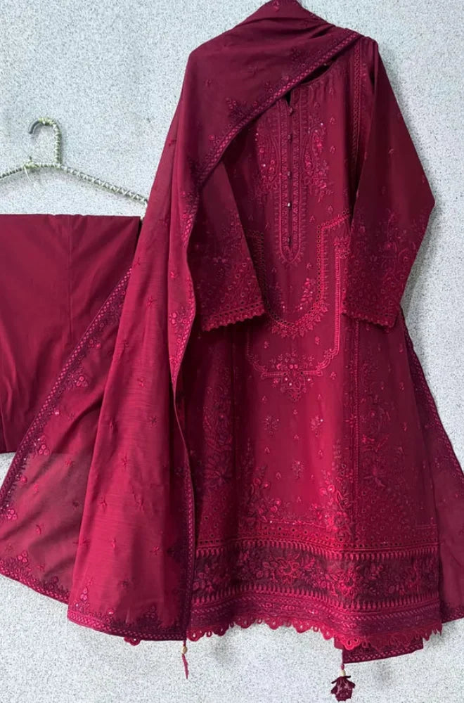 Dilkash Libas Embroidered Lawn Dress Unstitched DL-1022