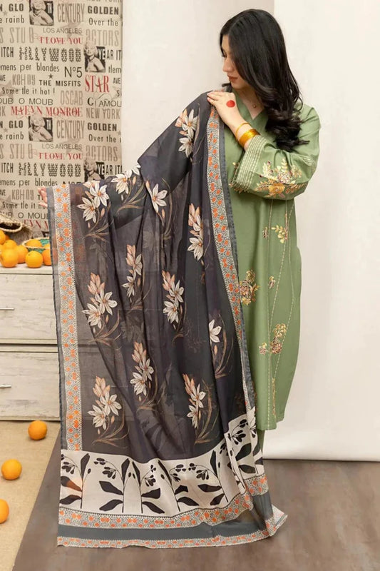 DL- Lawn Dress D- 018