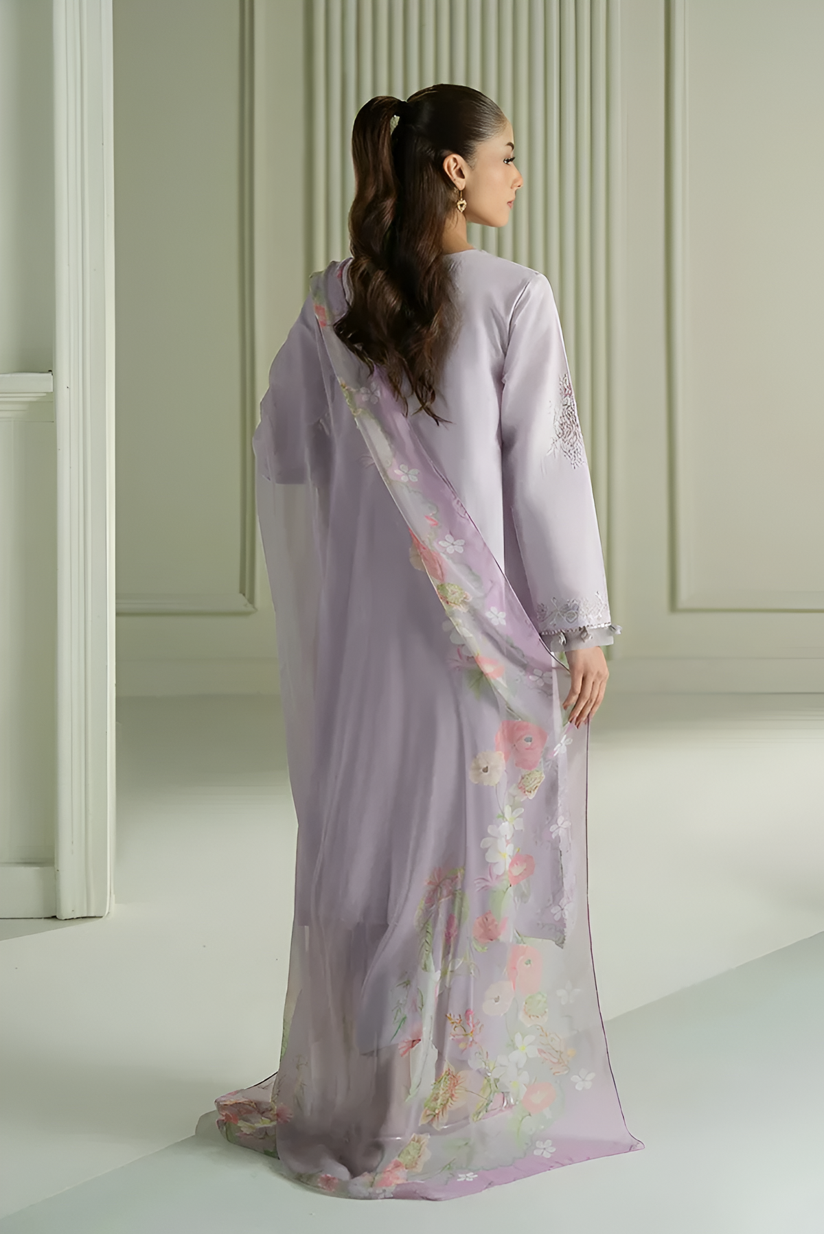 Cross stitch Embroidered lawn 3 Piece DL-3032