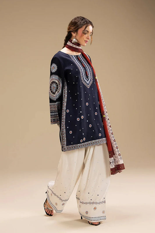 Sapphire Embroidered lawn Three Piece DL- 001
