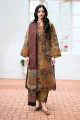 DL- Baroque Printed Lawn Dress D- 004
