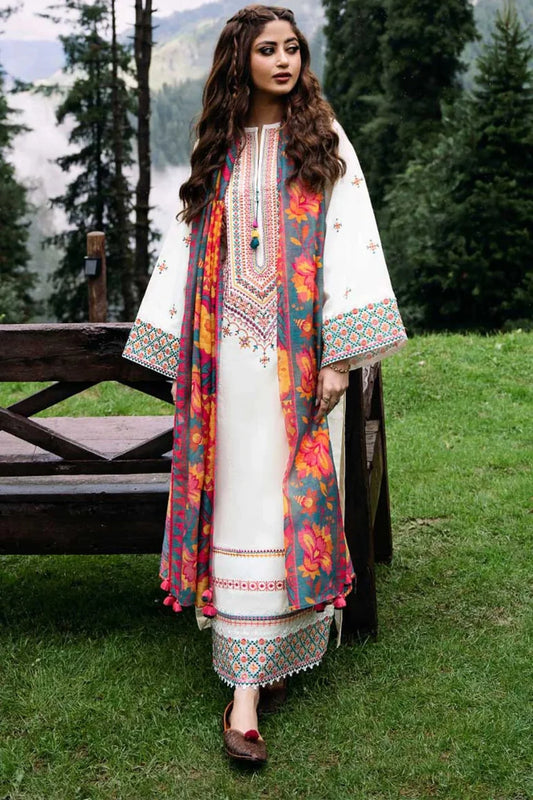DL- Lawn Dress D- 059