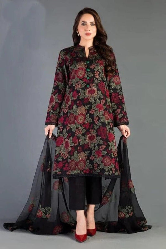 DL- Lawn Dress D- 073