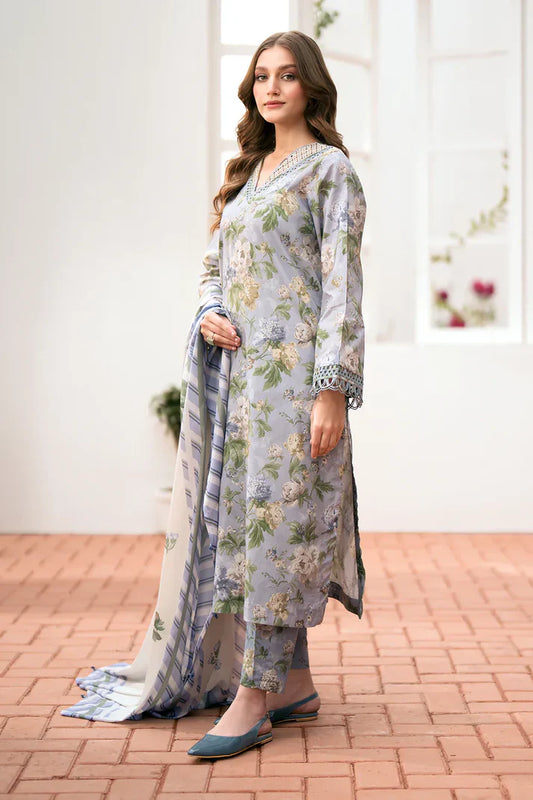 DL- Lawn Dress D- 030