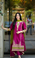 MEENA 3 Piece Embroidered Lawn DL-077