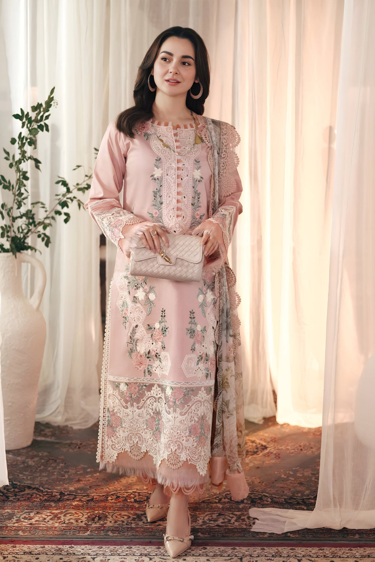 Jade Premium Lawn Embroidered 3 Piece Suit DL-106