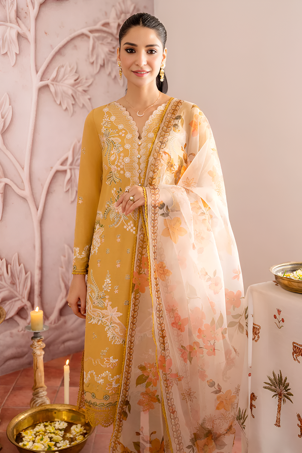 Cross Stitch Embroidered lawn 3 Piece DL-3030