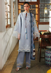 BIN ILYAS Lawn Embroidered Three Piece BL-990