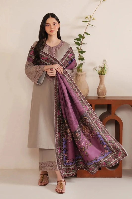DL- Lawn Dress D- 012