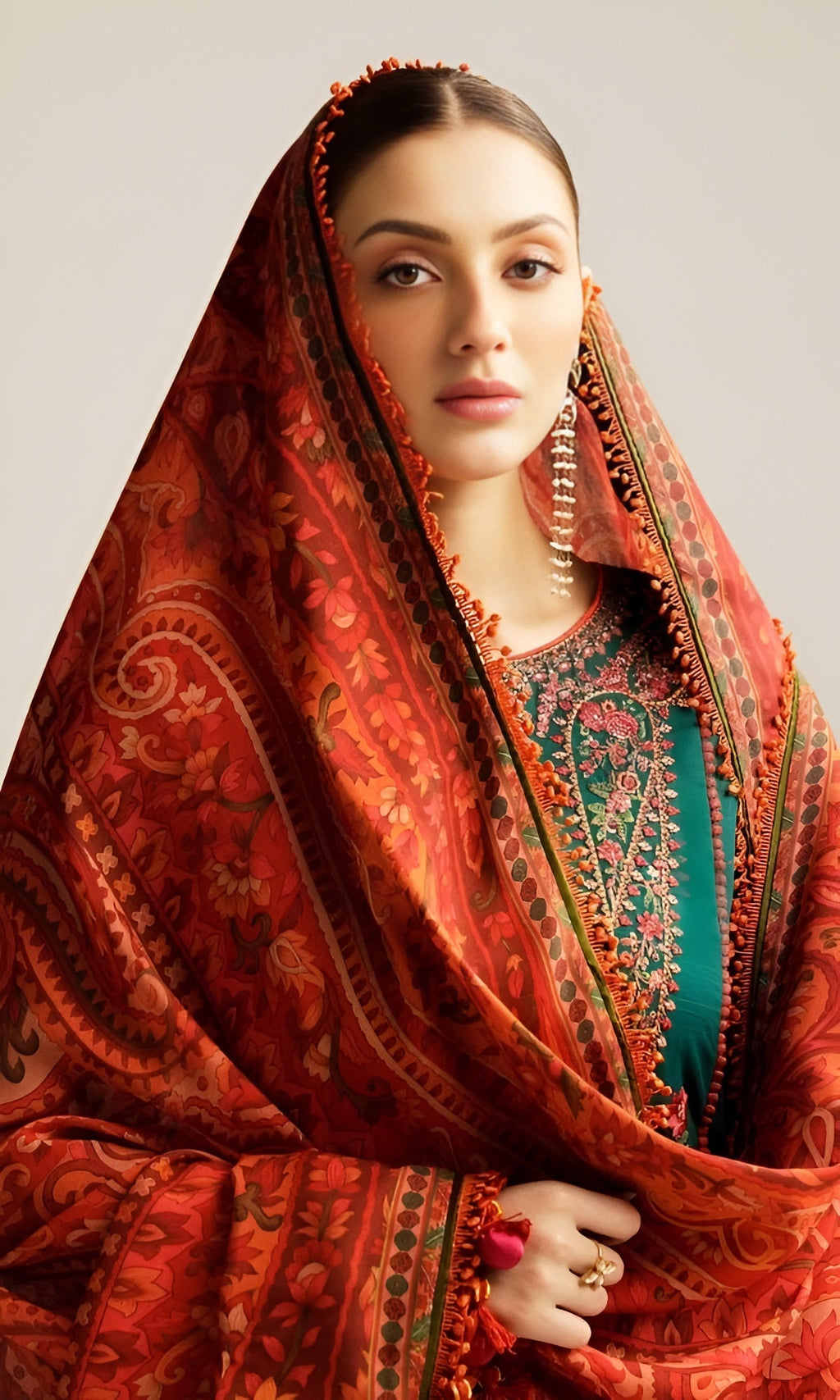 Hussain Rehar Embroidered 3 Piece Lawn DL-1001