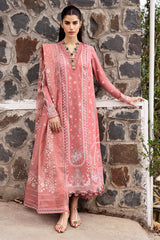 Qalamkar Unstiched Embroidered lawn Three Piece DL-269