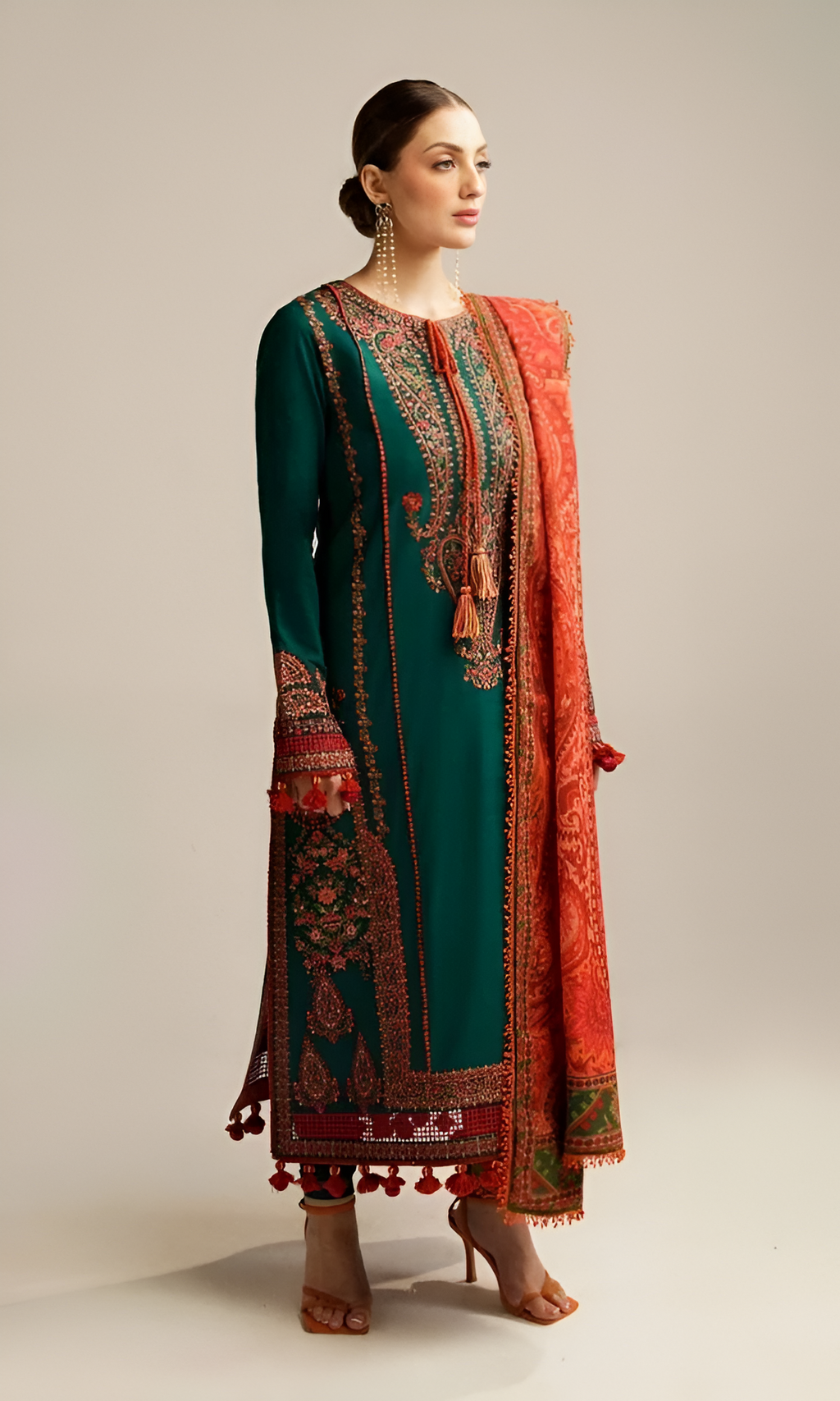 Hussain Rehar Embroidered 3 Piece Lawn DL-1001