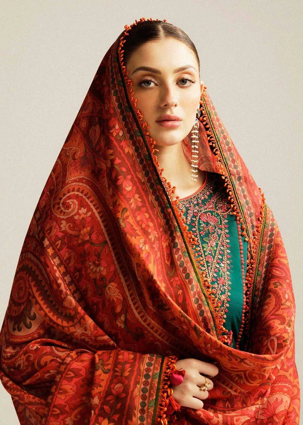 Dhanak 3-Piece Embroidered Dress D-GD T19
