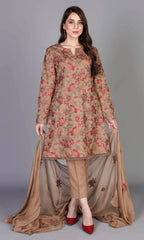 DL- Lawn Dress D- 047