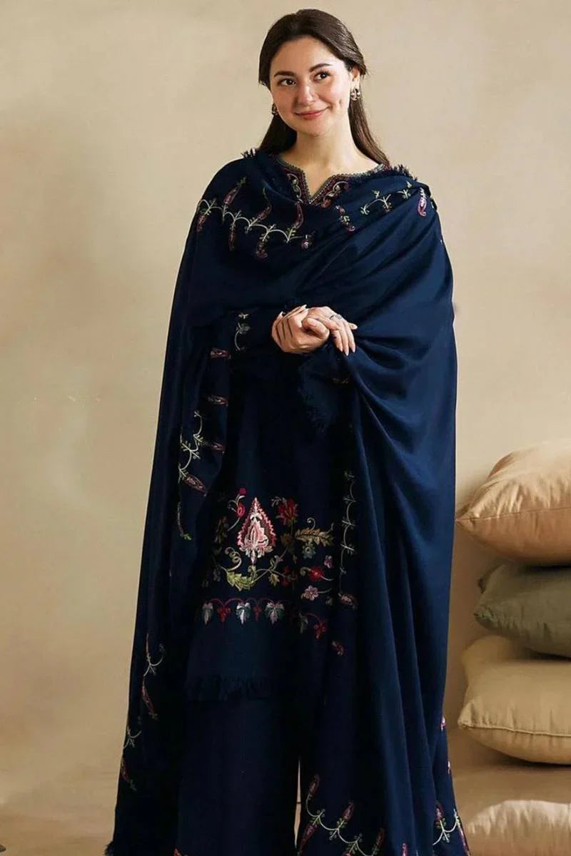 Dhanak 3-Piece Embroidered Dress D-GD 9108