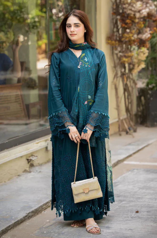 Dhanak 3-Piece Embroidered Dress D-GD 28