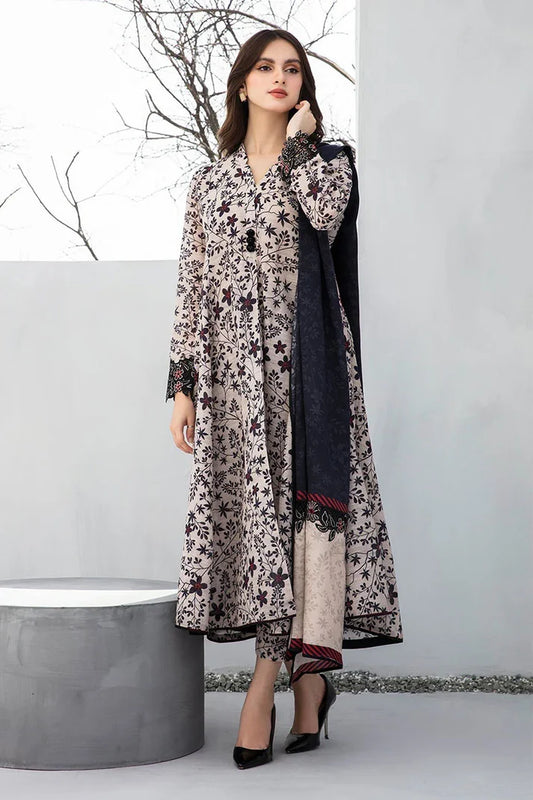 DL- Lawn Dress D- 027