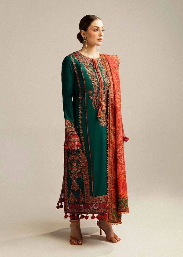 Dhanak 3-Piece Embroidered Dress D-GD T19