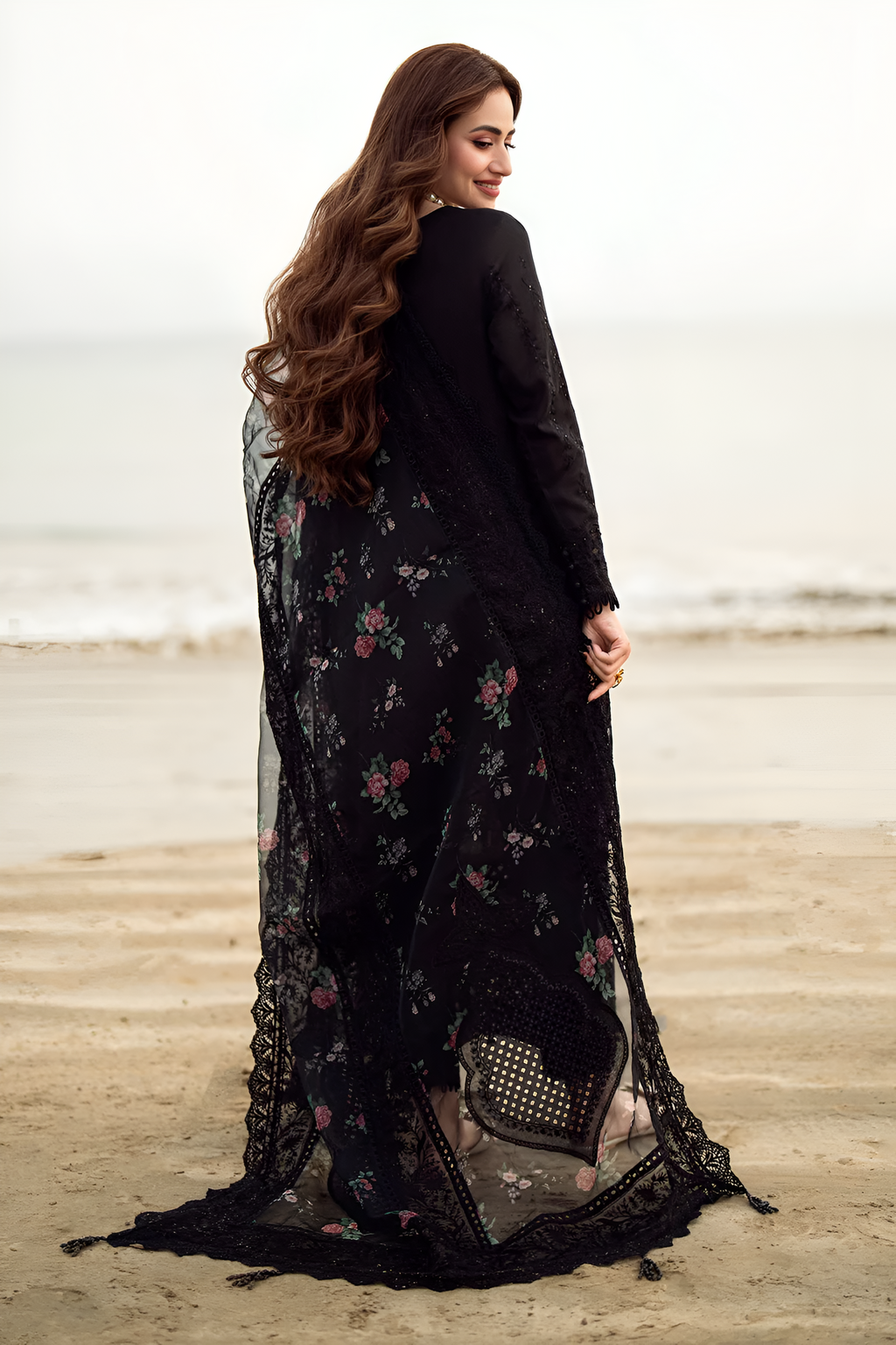 Nureh 3 Piece Embroidered Lawn DL-1003
