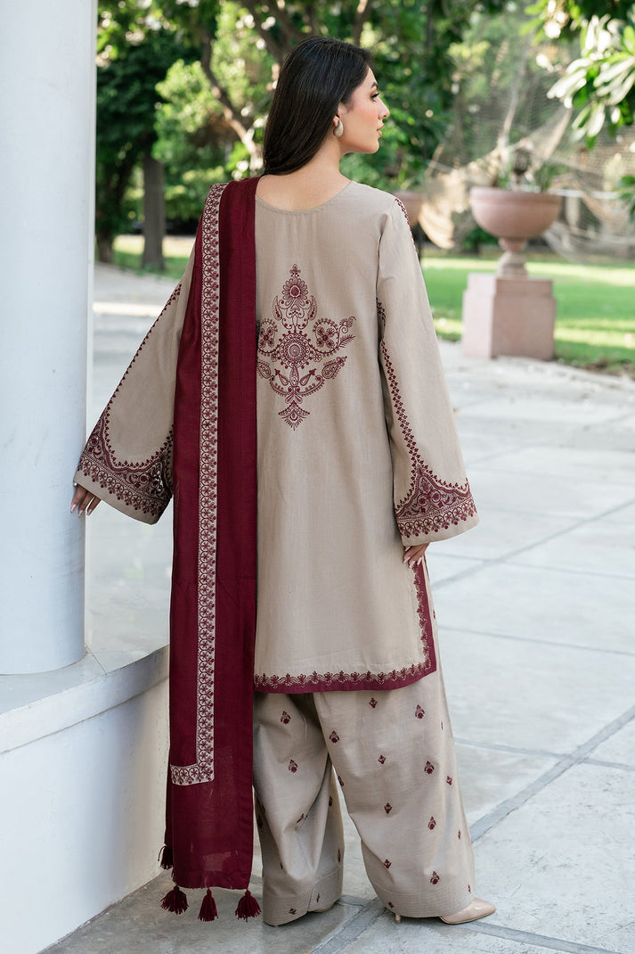 Dhanak 3-Piece Embroidered Dress D-GD 48