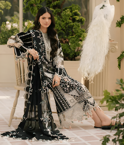 Bin Ilyas Embroidered 3 Piece Lawn DL-1022