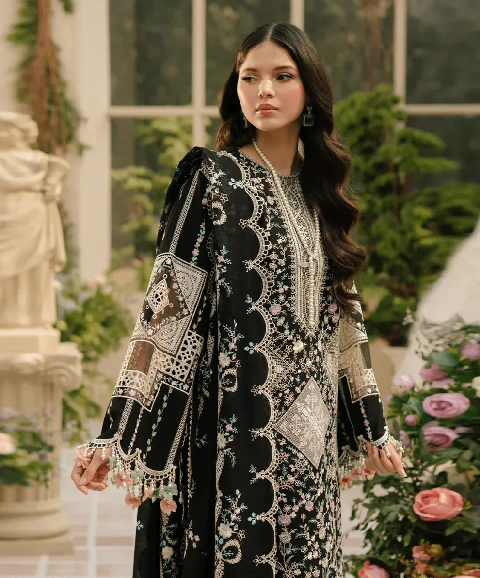 Bin Ilyas Embroidered 3 Piece Lawn DL-1022