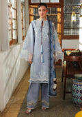 BIN ILYAS Lawn Embroidered 3 Piece DL-3044