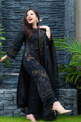 DL- Lawn Dress D- 084