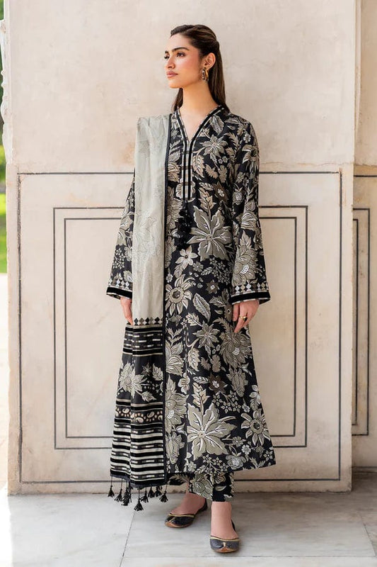 DL- Lawn Dress D- 013