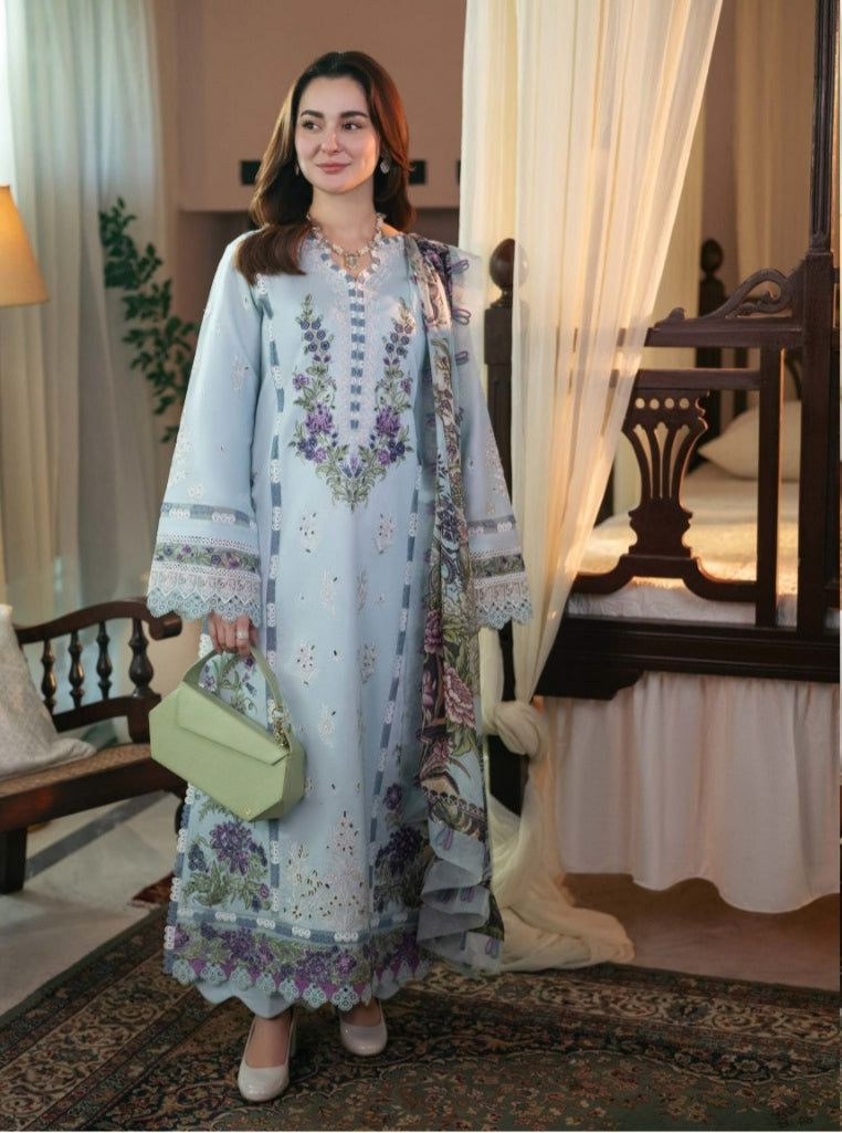 Dhanak 3-Piece Embroidered Dress D-GD 19