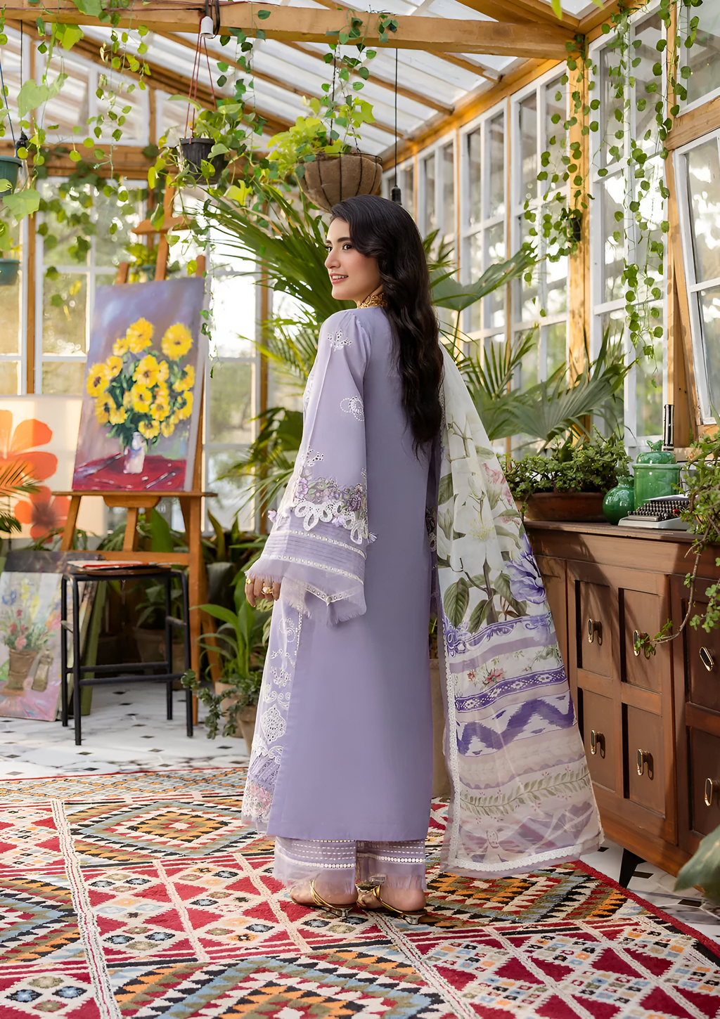 Elaf Embroidered 3 Piece Lawn DL-3057