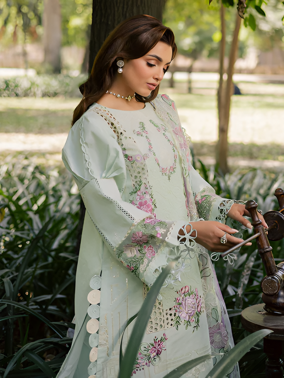 Parishay Embroidered lawn 3 Piece DL-3006