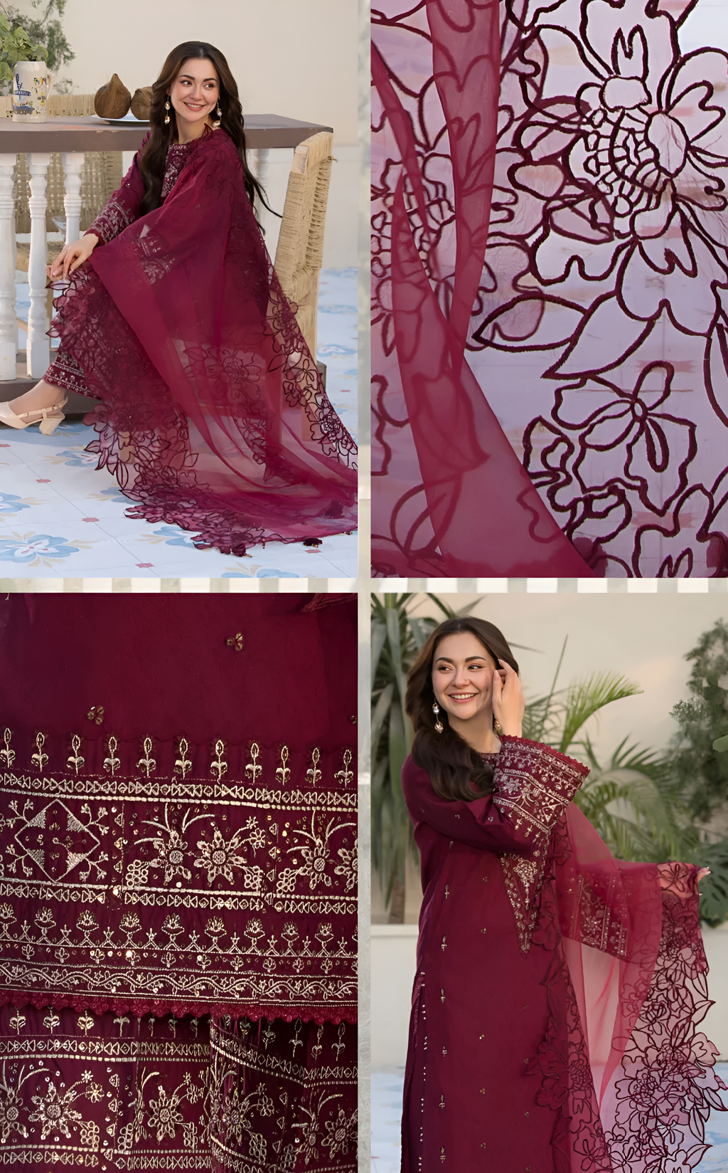 Dilkash Libas 3 Piece Lawn Embroidered DL-044
