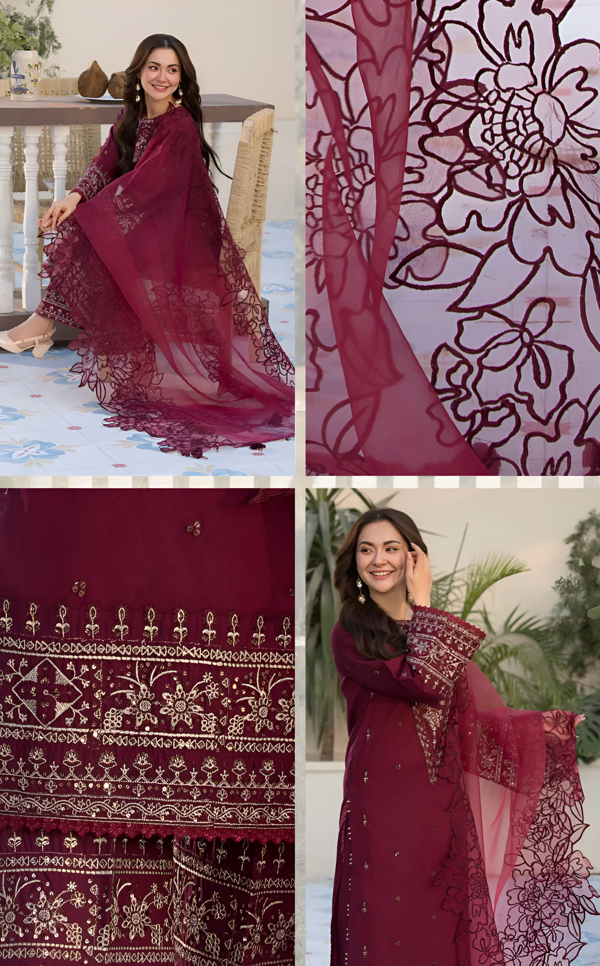 Dilkash Libas 3 Piece Lawn Embroidered DL-044