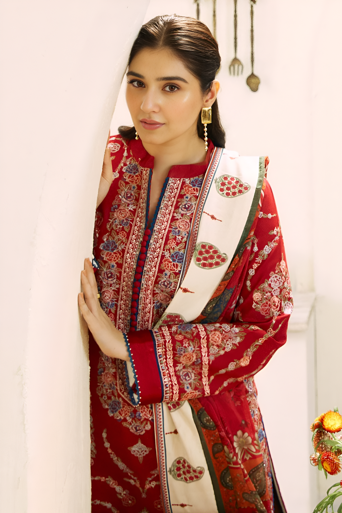 Zara Shahjahan 3 Piece Embroidered Lawn Dress DL-058