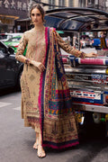 Marjjan Lawn 3 Piece Embroidered Dress DL-1021